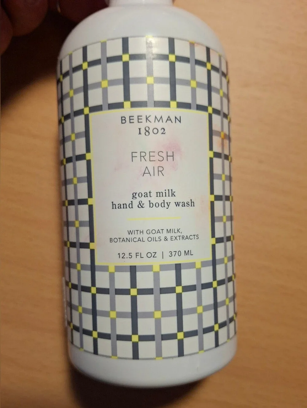 Beekam 1802 Fresh Air Goat Milk Hand & Body Wash 12.5 Fl Oz New